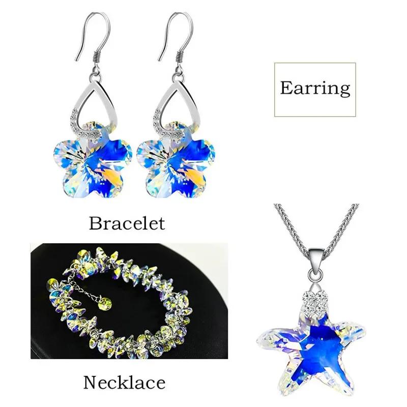 14mm AB Color Crystal Pendant Glass Beads Heart/Star/Bear Charms Beads for Jewelry Making Necklaces Earrings DIY Bracelets