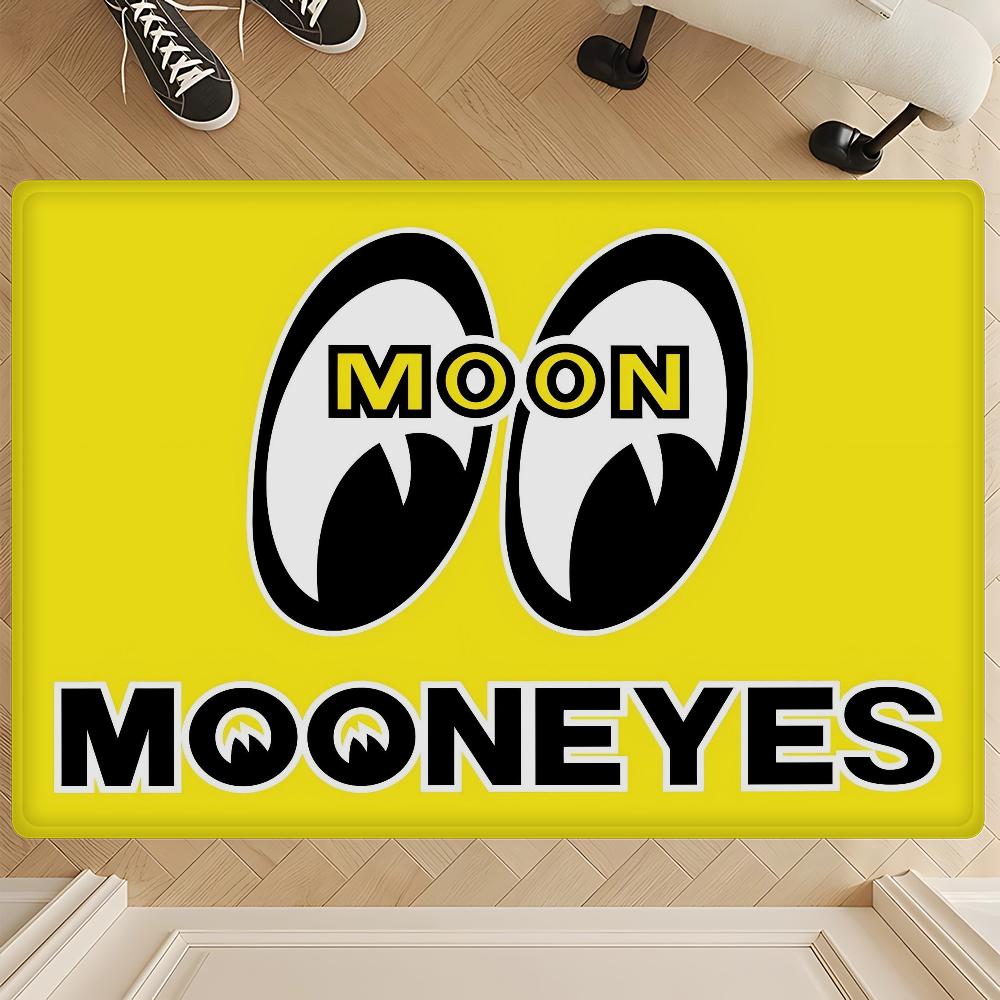M-Moon Eyes Floor Mat Retro Multiple Choice Living Room Kitchen Rug Non-Slip Modern Home Decor