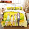 Engaged to the Unidentified Anime Bedding Set Print single Comforter Quilt Duvet Cover Pillow Case 3 Pieces Sets Kids Adult Size