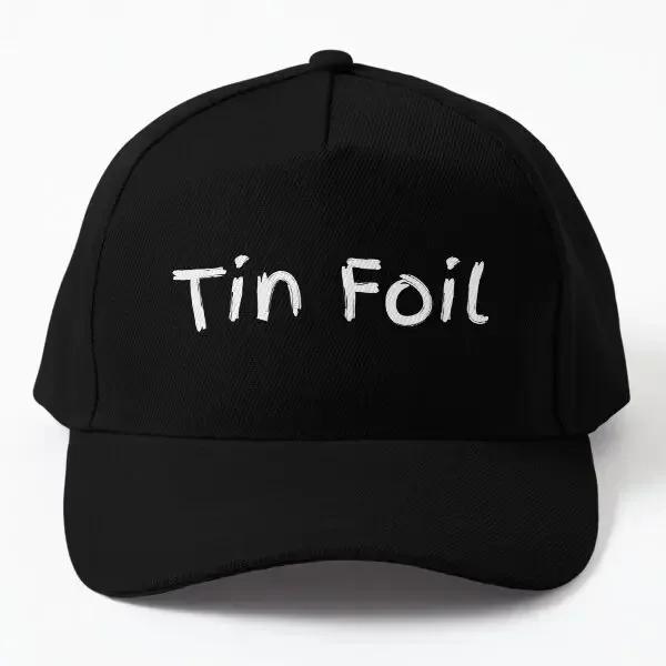 

Tin Foil Hat Baseball Cap Hat Bonnet Unisexs Snapback Printed Sun Solid Color Sport Summer Czapka Black Casual Boys Women Outdoor Black
