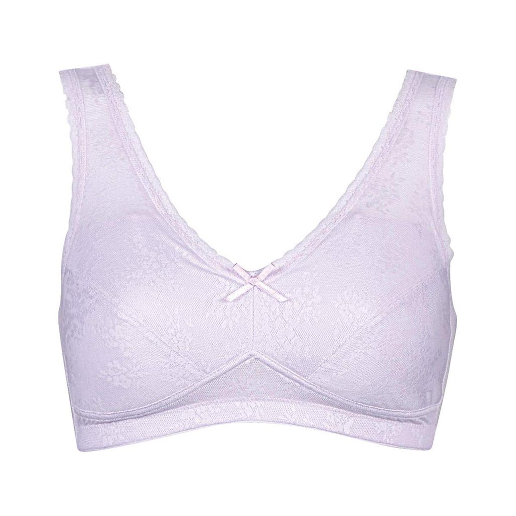 Wacoal CRA580 PU Mesh Dig Into Your Made In No Size L Bra, Wireless, Half-Top, Material, Won't Shoulders, Japan, Hooks,