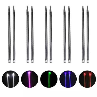 Fluorescent Acrylic Luminous Drumsticks 5A for Jazz and Stage Performance