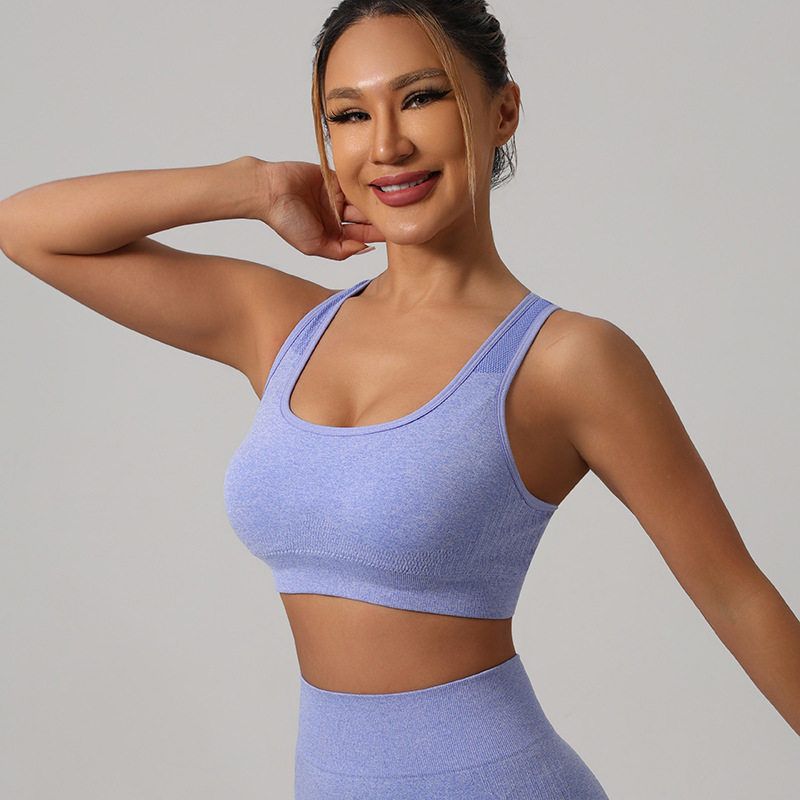 European and American Style Knitted Yoga Outfit Set, Sports Tank Top, High-Waisted Leggings, Peach Butt Fitness Yoga Shorts