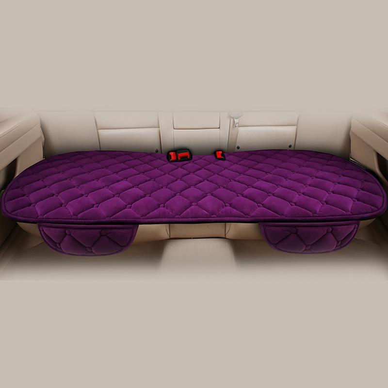 Winter Plush Non-Slip Car Seat Cushion Set - Thickened, Warm Wool, Universal Fit, 3-Piece Short Plush.