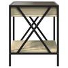Nightstand with Infinity LED Sonoma Oak 40 X 40 X 49 Cm