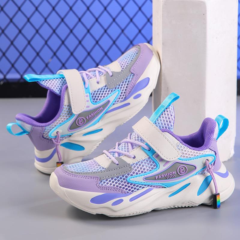 Classmate Summer Single Net Boys Sports Shoes 2025 Children's Shoes Breathable Girls Soft Sole Comfortable Fashion Casual Shoes