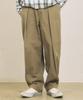 COMONINOZ Cotton Wide Pants [Khaki]