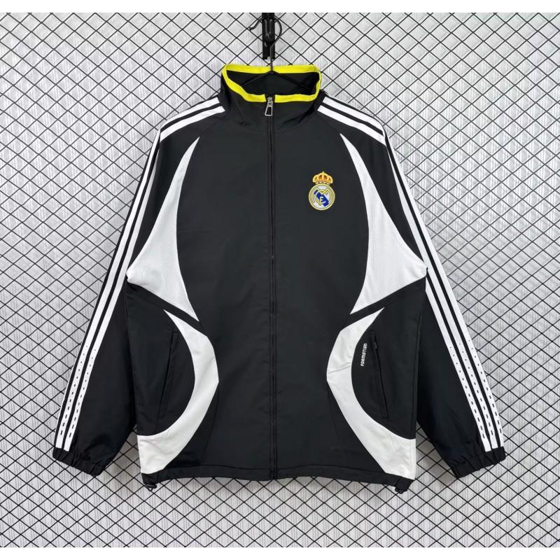 Maglia da Calcio Stile Vintage Giacca Sportiva Casual da Adulto Giacca a Vento Tutto