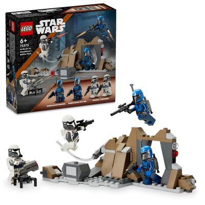LEGO Star Wars Mandalore Raid Battle Pack Toy, Birthday Gift, Educational Building Blocks, for Boys and Girls, Ages 6, 7, 8, and 9, Space, 75373