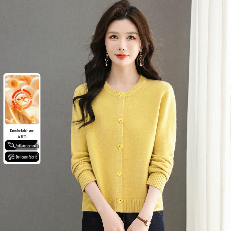 

SNOWFLYING Women s Spring Knit Cardigan M