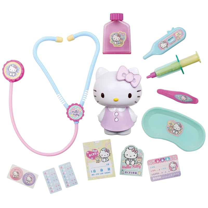 Maruka Hello Kitty Talking Doctor Set Toy, Pretend Play, Ages 3+, 191309