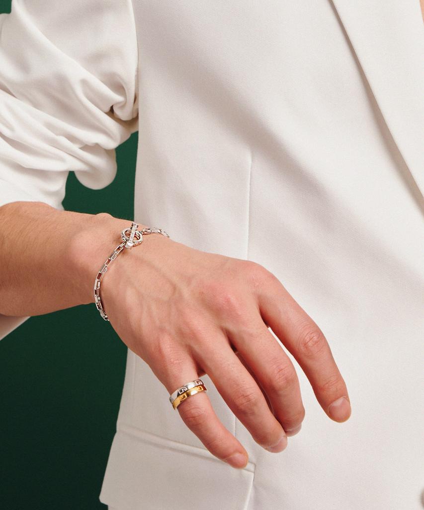 Valik [925 Silver] No.06-2 Signature Toggle Bar Bracelet