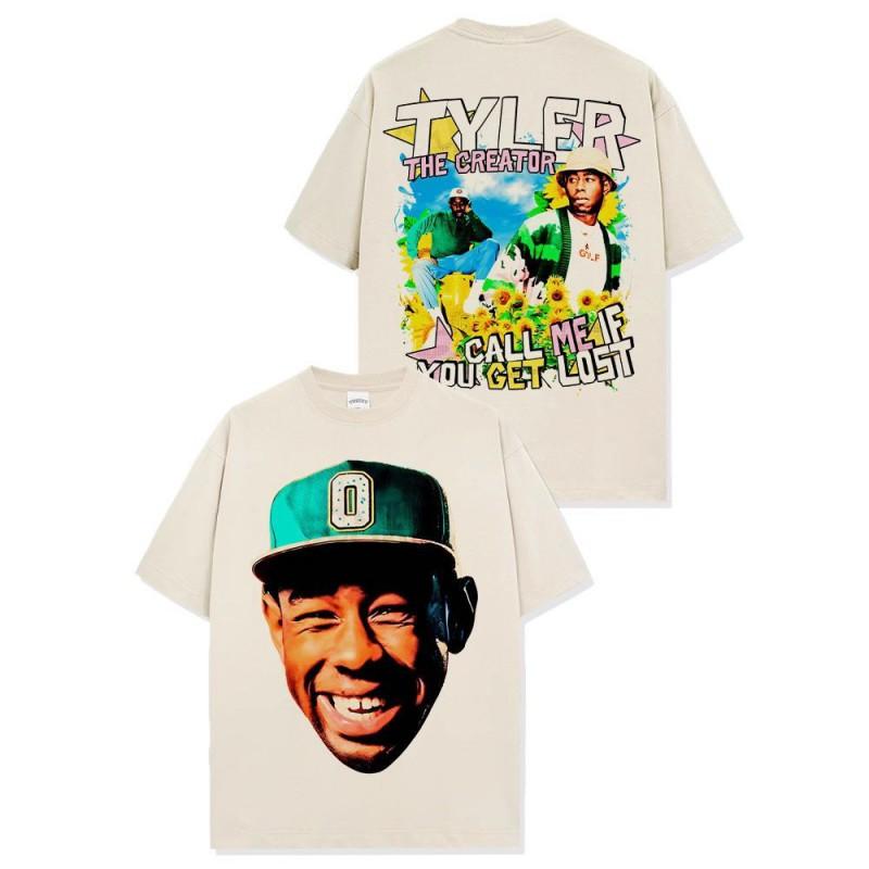 Tyler Creator Graphic Print Oversized T-Shirt Hoodie Sweatshirt Men Streetwear Casual Wear 2025