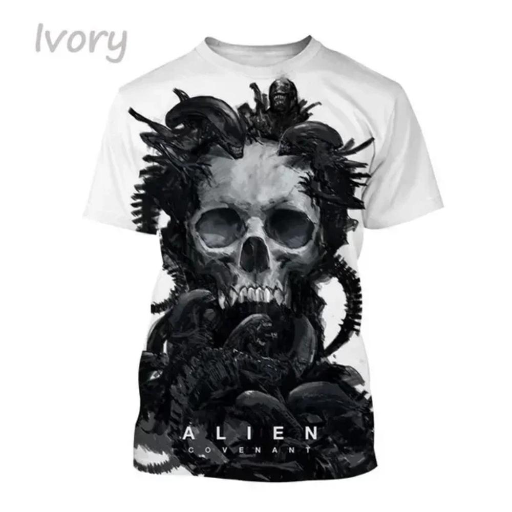 Fashionable Men's Irregular 3D Printed T-shirt Personalized Casual Comfortable Short Sleeved Clothing Harajuku Street Summer Round Neck Tops