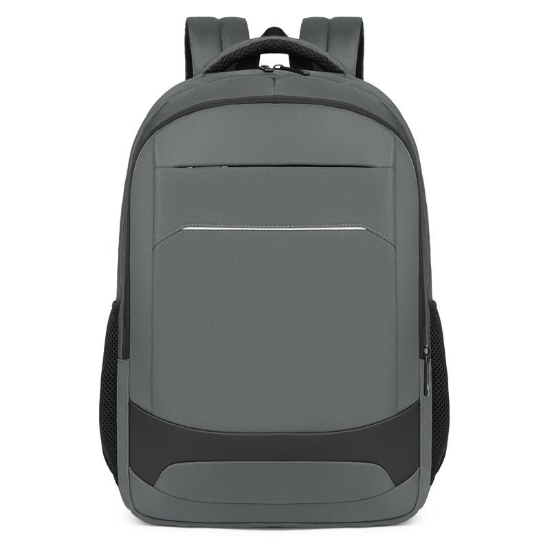 Новый вместительный бизнес-тревел commuter рюкзак персонализированный универсальный Оксфордская ткань водоотталкивающий рюкзак для компьютера серый