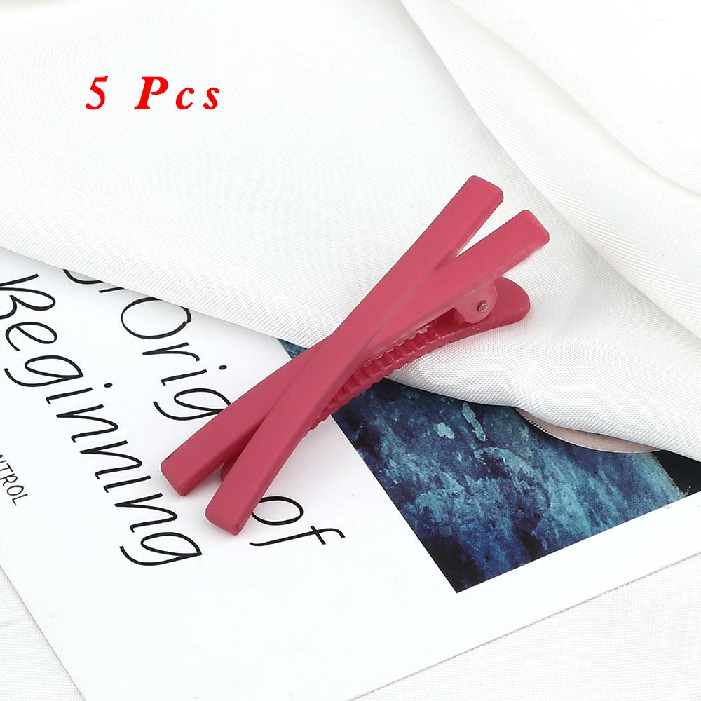 Mixed 5Pcs/Set Hair Clips Accessories Sweet Simple BB Hairpin X-shaped Hairpins 6Pcs/Sets Solid Purple Color Barrettes Headdress