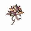 Sparkly Rhinestone Bouquet Brooches Elegant Crystal Brooch Pin Zircon Jewelry Accessory  Women