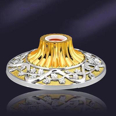 1Pc Diy Zubehör E27 Glühbirne Anhänger Lampe Halter Geeignet Für 220V Spannung Blütenblatt Relief Kreisförmige Feste Basis Halterung