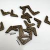 50/12PCS Bronze Metal Book Corners For Photo Albums Menus Folders DIY Scrapbooking Decor Corner Protectors