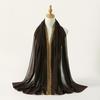 Golden Wave Modest Covering Scarf Chiffon Material Shawl Wrap New Eid al-Fitr Hijab  Arab Style