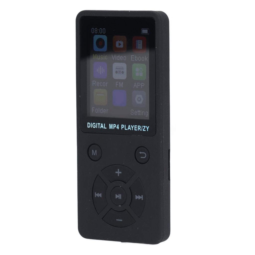 64GB MP3 MP4 Player with Bluetooth 5.0 1.8 Inch Screen Portable HiFi Music Player with Speaker Video FM E Book Earphone