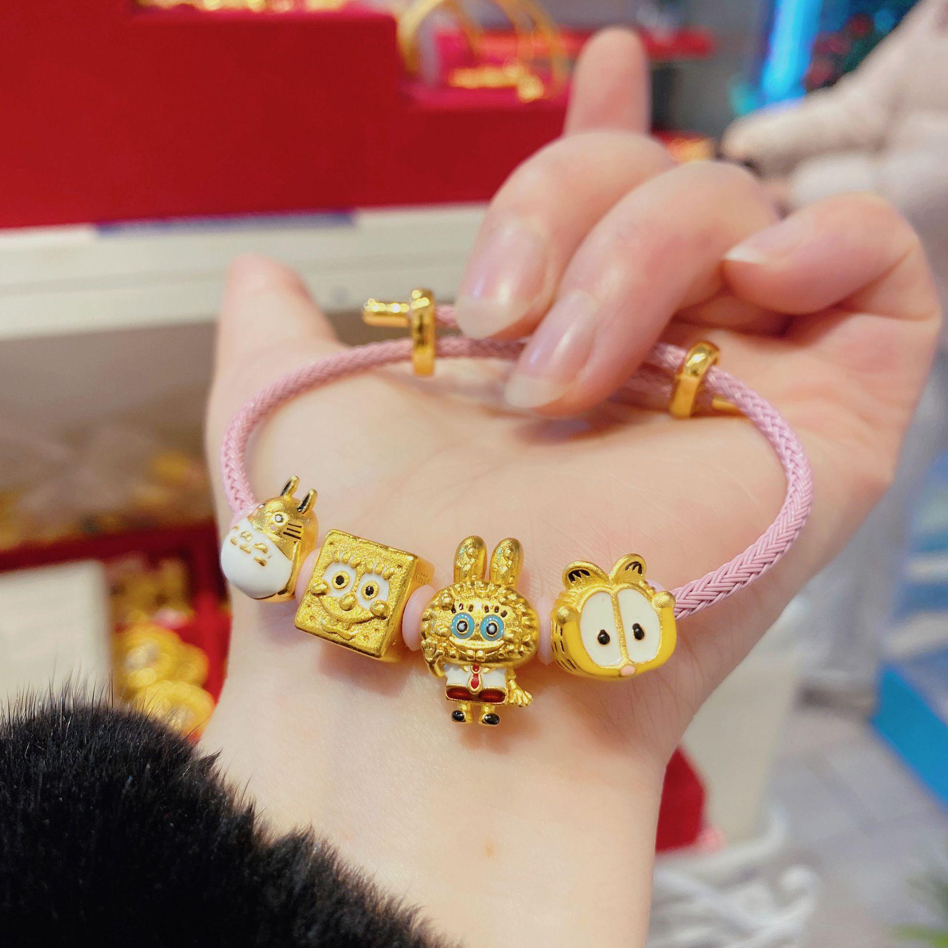Adjustable Cartoon Bracelet: Garfield, SpongeBob, Totoro Series - New Year Hot Item