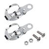 Mounting Brackets Motorcycle Accessories For 27mm-31mm Fork Tubes Plated Silver Front Shock Absorber Holder Metal