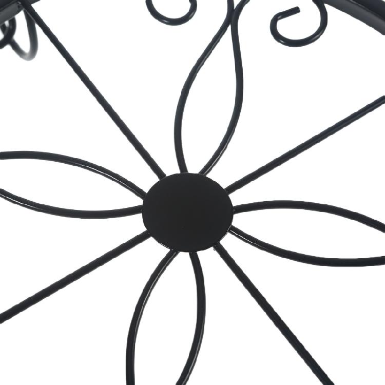 Iron Art Garden Decor Plant Pot Stand Indoor Outdoor Flower Pot Simple Design