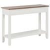 VidaXL Table console Blanc 110x35x80 cm Bois