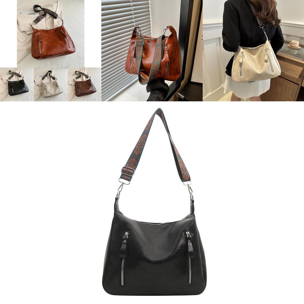 Elegant Minimalist Tote Bag 2024 Stylish Korean Large Capacity Shoulder Bag