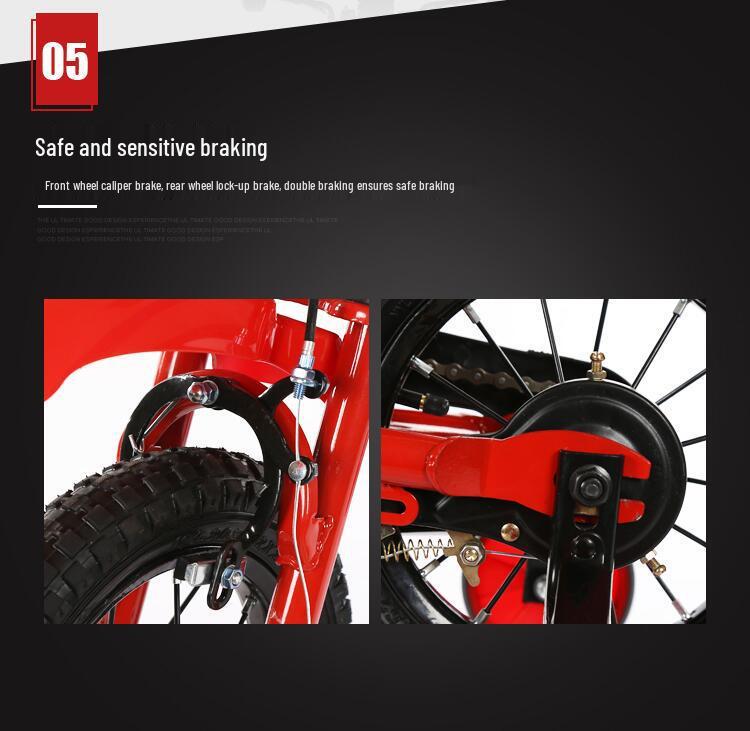 Children's Bicycle for Ages 3 to 8: Suitable for Girls and Boys
