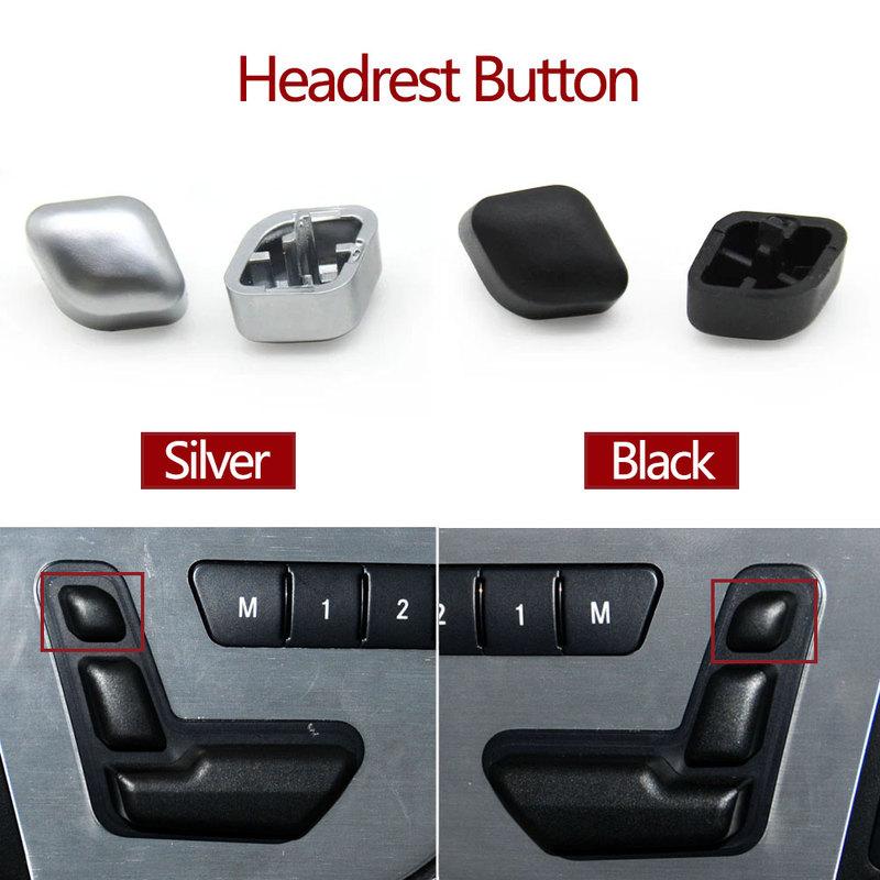 Car Left Right Seat Adjust Switch Control Button Cover Replacement For BENZ C GLK E ML GL Class W204 C204 X204 W212 W207 W166