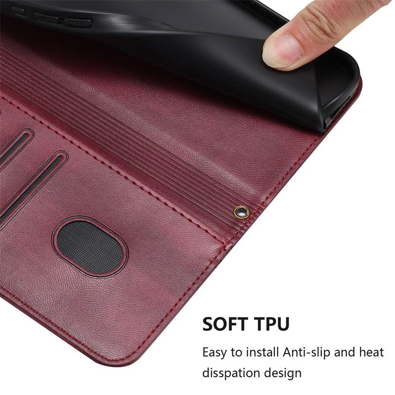 Casing For Tecno Camon 12 15 Air 19 20 Pro 30 Premier 4G 5G Leather Wallet Pocket Card Slots Flip Case Cover