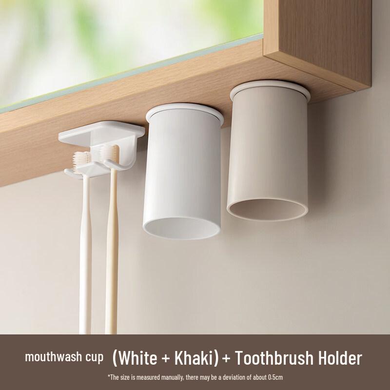 LIEI Magnetic Suction Toothbrush Holder with Cups