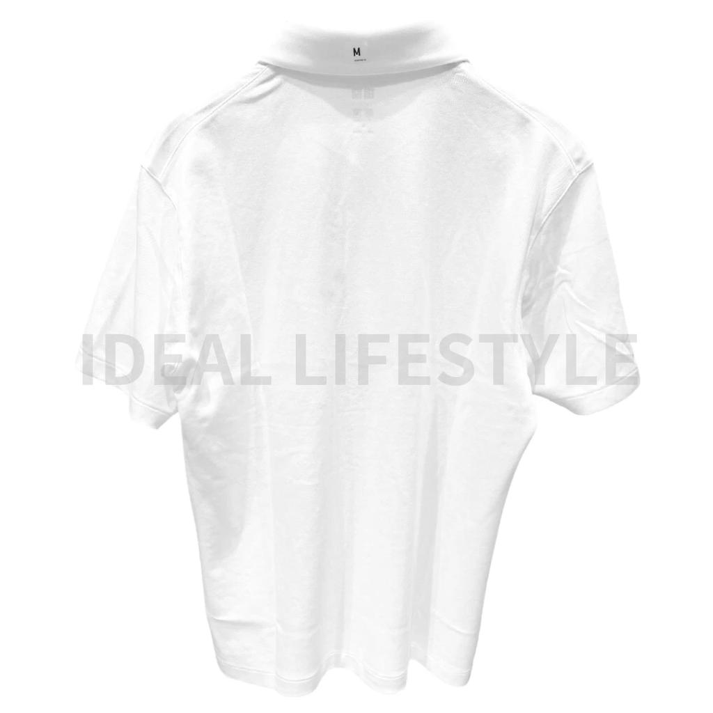 UNIQLO AIRism Cotton Pique Polo Shirt S-4XL Botton-Down Collared Men 477740 NWT