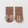 Children Socks with  Not  Slip Bottom & Lace Bowknot Toddler Safety Socks Smooth Stitching Socks for 1 to 5 Years
