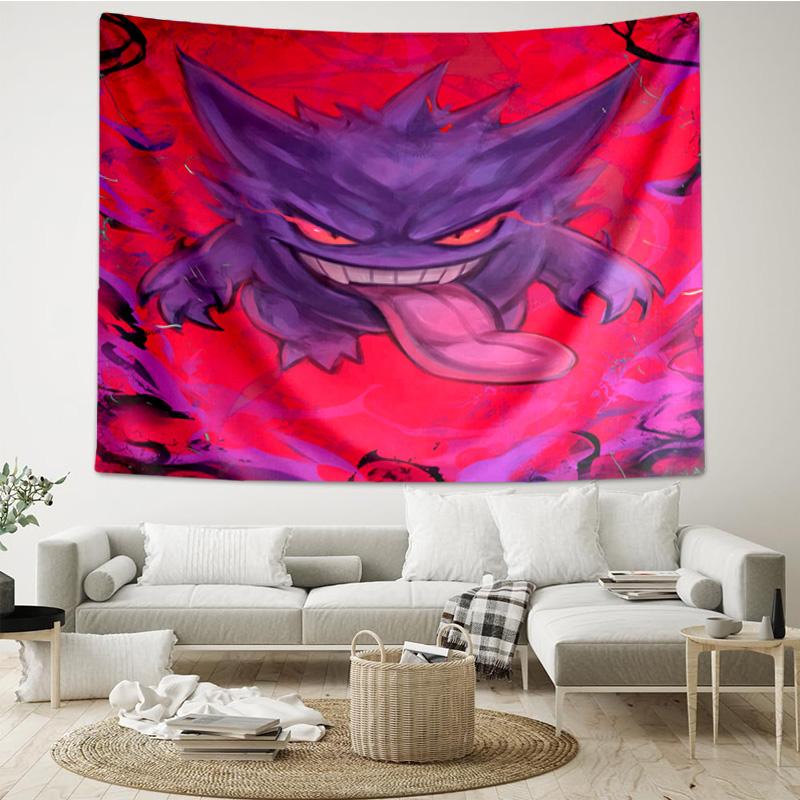 Ghost Haunting Glow Tapestry Hanging for Bedroom,Livingroom, Playroom,Decor Art Room Wall Tapestry Holiday and Birthday Gifts