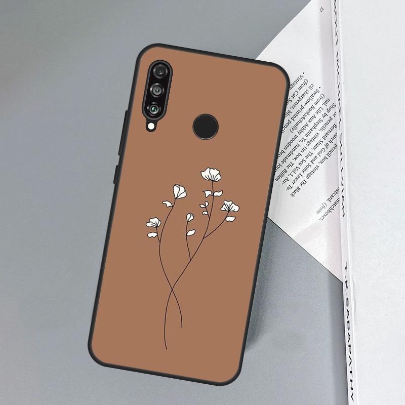 Abstract Plants For Huawei Nova 10 9 SE 3i 7i 8i 11i 12i Y73 Y90 Y70 Y72 Y61 Y91 P60 Pro P40 P30 Lite Case