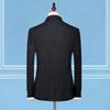 New Men's Slim Fit Korean Style Spring Casual Three-Piece Suit Blazer