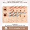 Wooden Mathematics Learning Number Matching Arithmetic Board Children Puzzle Toy
