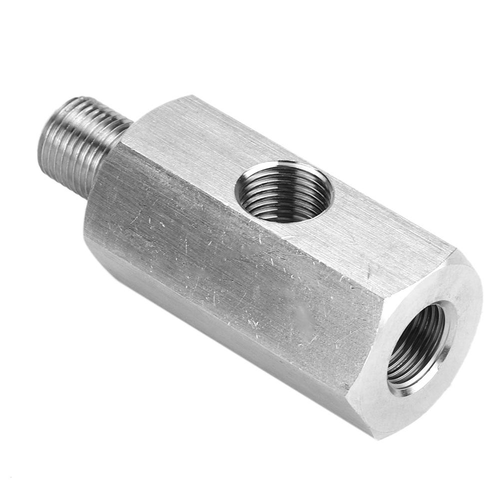Oil Pressure Gauge Meter Adapter 1 8in NPT Female BSPP BSP Male and Female Tee