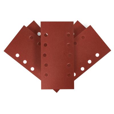 Velcro Sandpaper 115 X 230 Mm, K240, 5 Pcs., with Holes