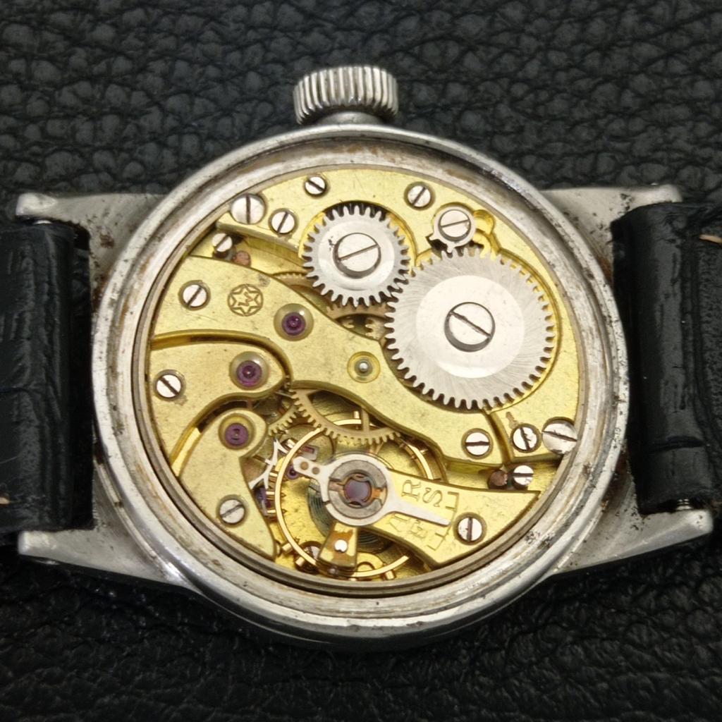 SWISS VINTAGE WEST END WATCH CO HAND-WINDING BOY BLACK DIAL WATCH A701973-1 R207-a701973