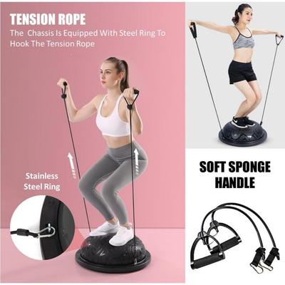 Rutschfester Bosu Ball Fitness Verdickter Explosionsgeschützter Halber Yoga Ball Übungsgerät Haushalt Gleichgewichtstraining Übungsball