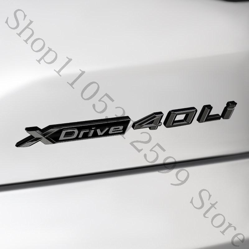 Pro BMW X5L F15 G05 Modifikovaný znak, Zadní nálepka Xdrive40Li, Logo xDrive a Vysoce výkonná dekorativní lišta