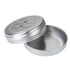 Convenient Aluminum Soap Dish Soap Storage Boxes with Leakproofs Seal for Travelers and Home Bathrooms Traveling Use
