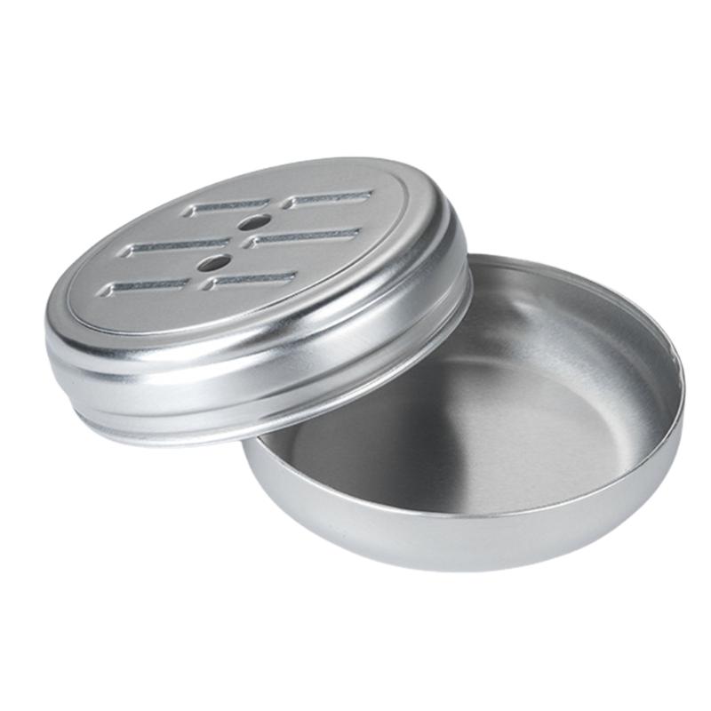 Convenient Aluminum Soap Dish Soap Storage Boxes with Leakproofs Seal for Travelers and Home Bathrooms Traveling Use