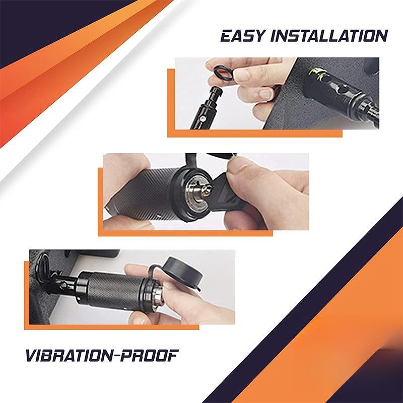 SETTrailer Hitch Pin Lock for 2" Receiver - Vehiclex Secure 5/8" Locking Pin for Class III, IV Hitch with Exclusive Tubular Key,