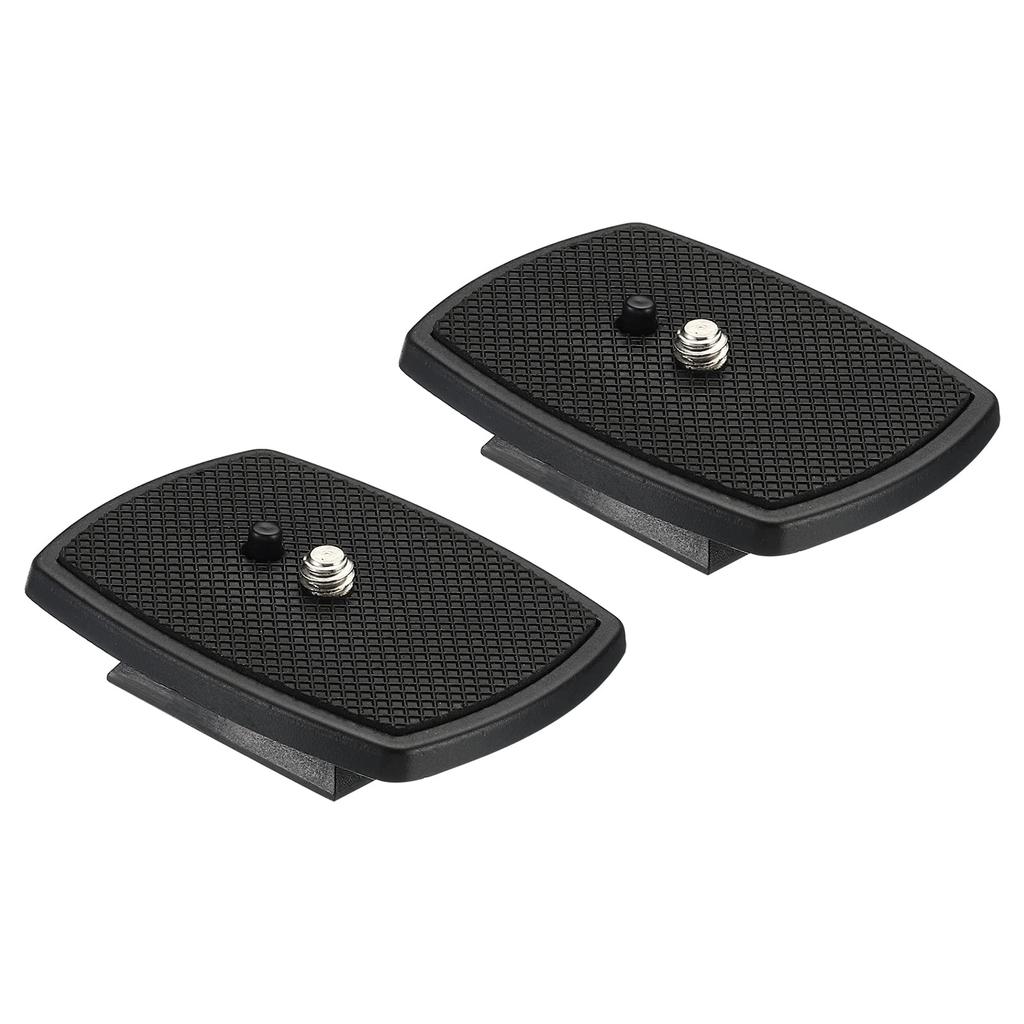 PATIKIL Tripod Quick Release 35mm Camera Tripod Adapter Replacement Mount Plate for Model Black Plate, 2-Pack, Mount, Tripods, 5,