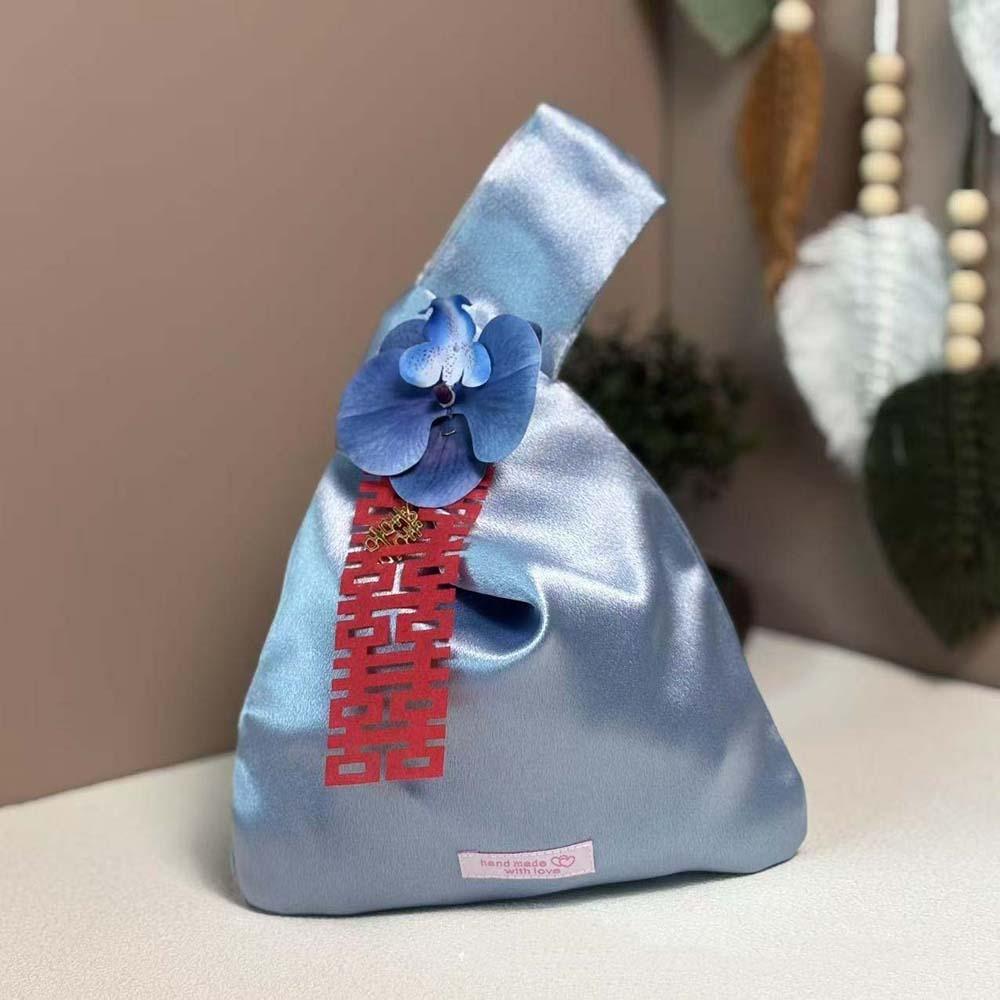 Paper-cutting Butterfly Orchid Pouch Flower Pendant New Chinese Style Handbag  Bridesmaids